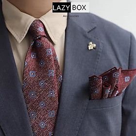 Cạt vạt nam caravat bản 8cm phụ kiện mặc suit, vest lịch lãm