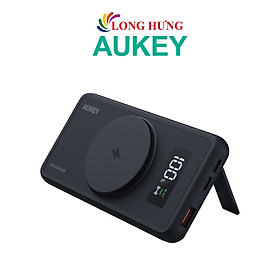 Sạc dự phòng kiêm sạc không dây Aukey Basix MagAir 22.5W QC 3.0 10000 mAh PB-WL01i - Hàng chính hãng