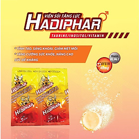 Viên sủi tăng lực vị bò húc Hadiphar bổ sung vitamin tăng sức đề kháng  4