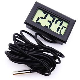Đồng hồ đo nhiệt độ và độ ẩm dây dài 206145 (đen)