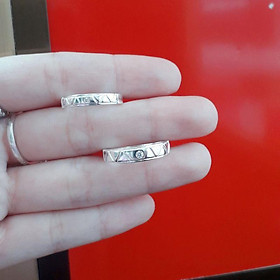 Nhẫn cặp bạc ta cao cấp YN JEWELRY