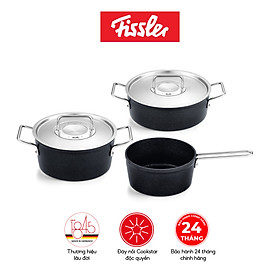 Bộ nồi Fissler Adamant 3 món có quánh-Hàng chính hãng