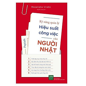  Sách - Kỹ Năng Quản Lý Hiệu Suất Công Việc Của Người Nhật