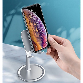 Mua Giá đỡ đựng điện thoai và ipad kim loại 16x10cm - làm từ hợp kim nhôm chắc chắn  không lật - có 2 màu để lựa chọn