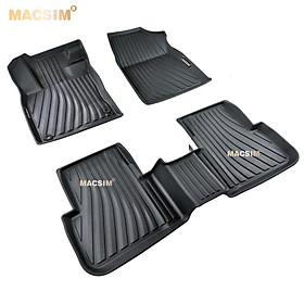 Thảm lót sàn xe ô tô Honda Civic 2022+ TC Nhãn hiệu Macsim chất liệu nhựa TPE cao cấp