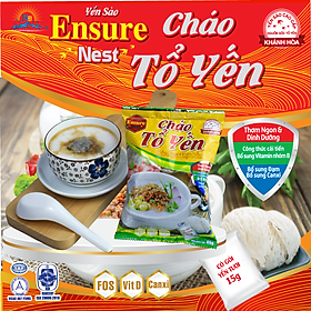 30 Gói Cháo Tổ yến Ensure Nest Bào Ngư Thịt Bằm 65g Có Gói Yến Tươi 15g Thật