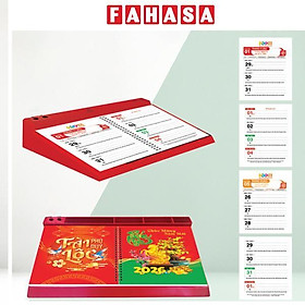 Lịch Bàn Đế Nhựa 2026 - Tài Lọc Phú Quý