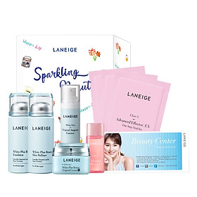 Bộ Dưỡng Da Trắng Sáng Laneige White Plus Renew Kèm Phiếu Massage Trị Giá 700.000đ