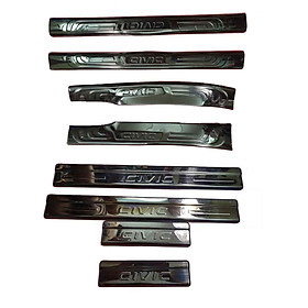 Bộ Nẹp Bước Chân Trong Ngoài Mạ Titan Cao Cấp Dành Cho Ô Tô HONDA CIVIC 2016-2020