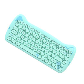 Gaming Keyboard 84 Keys Bluetooth 3.0/Wired for Home Tablet Users