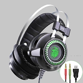 Mua Tai Nghe Chụp Tai ️️ Tai Nghe Có Dây Phát Sáng Củ Tai - Tai Nghe Headphone 7.1 V2 Đệm Tai Êm Ái