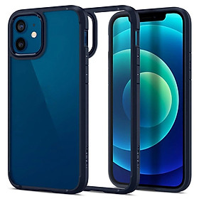 Ốp lưng chống sốc viền cao su cho iPhone 12 Mini (5.4 inch) thiết kế mặt lưng trong suốt Hiệu Rock hybrid Protective Case (độ đàn hồi cao, bảo vệ toàn diện, tản nhiệt tốt) - hàng nhập khẩu