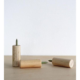 Mua set 3 móc gỗ gắn tường treo đồ trang trí độc đáo