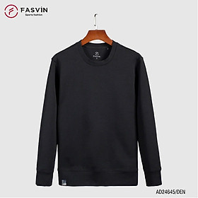 Áo Nỉ Sweater Fasvin AD24645.HN chất nỉ bông mềm mại co giãn thoải mái ấm áp