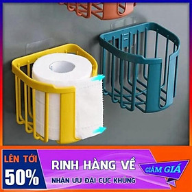 Giỏ Đựng Giấy Vệ Sinh Nhà Tắm, Giỏ Treo Khăn Giấy Nhà Bếp 2021, Tặng Kèm 2 Miếng Dán Chịu Lực