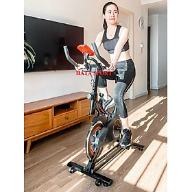 Xe đạp tập thể dục tại nhà HT007 - Xe đạp tập gym tại nhà HT007 chắc chắn, tiết kiệm không gian phù hợp với mọi lứa tuổi
