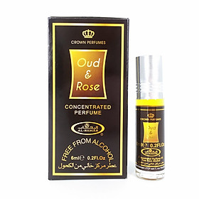 UNISEX - Tinh dầu nước hoa OUD & ROSE Al-Rehab (hàng chính hãng )