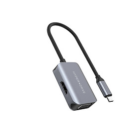 CỔNG CHUYỂN Hyper HyperDrive HDMI/VGA 4K 2 IN 1 HD-C2HV - Hàng chính hãng