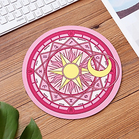 Miếng Lót Chuột Dễ Thương Hình Tròn Họa Tiết ( 20cm )