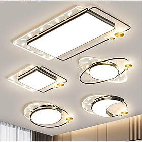 Mua Đèn ốp trần VATASI hiện đại cánh hoa trang trí nội thất sang trọng với 3 chế độ ánh sáng