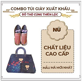 Mua Combo Túi Giày Xuất Khẩu Nam Nữ Giấy Cao Cấp Hàng Mã Đồ Thờ Cúng Thiên Lộc