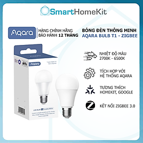 Bóng đèn thông minh Aqara 9W màu 2700K - 6500K bản Zigbee - Chuẩn chuôi E27