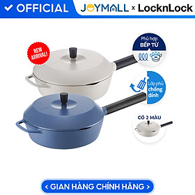 Mua Chảo chống dính 24cm LocknLock Master Deep Pan LMD1245  Hàng chính hãng  Có nắp đậy  Công nghệ chống gỉ tốt - JoyMall