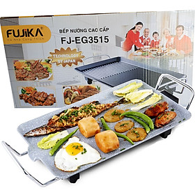 Bếp Nướng Điện Fujika FJ-EG3515 Công Suất 1350W Vân Đá Chống Dính Công Nghệ Nhật Bản-Hàng Chính Hãng