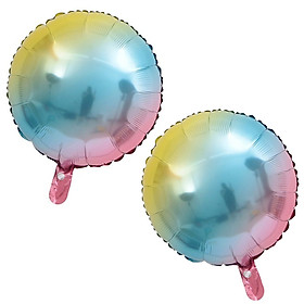 Combo 2 bong bóng màu cầu vồng pastel trang trí tiệc