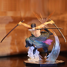 Mô hình nhân vật thợ săn hải tặc Roronoa Zoro - tam kiếm phái - Đảo hải tặc One Piece