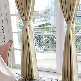 Rèm may sẵn Everon Trơn Thô JT17