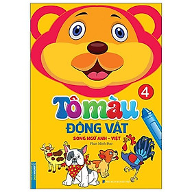 Tô Màu Động Vật - Tập 4 (Song Ngữ Anh - Việt)