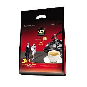 Trung Nguyên Legend - Cà phê hòa tan G7 3in1 - Bịch 50 sticks x 16gr (gói dài)