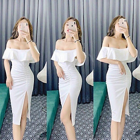 Hot !!! Váy body trễ vai bèo cực sang chảnh thiết kế Simee