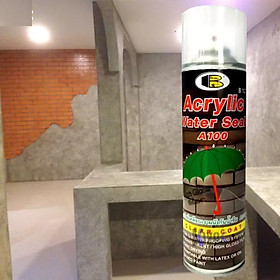 Mua Xịt chống thấm có màn film - Acrylic water seal spray A100  500cc- Bosny B127 - Nhập khẩu Thái Lan