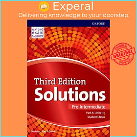 Sách - Solutions: Pre-Intermediate: Student's Book A Units 1-3 - Leading the way to by Tim Falla (UK edition, paperback)