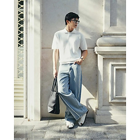 Quần denim nam rã sườn Form Wide leg - ROUTINE 10F25DPA027