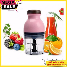 Mua Máy Xay Sinh Tố Đa Năng Cao Cấp 2 Tầng Lưỡi Nắp Bẹt Màu Nâu - Giao Hàng Toàn Quốc