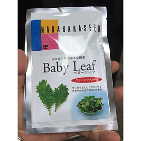 Hạt giống cải MÙ TẠT XANH BABY LEAF - Nhật Bản