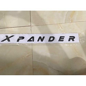 Chữ nổi Xpander dán capo xe ô tô