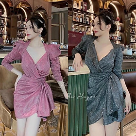 Váy Body Nhũ Kim Tuyến  HÀNG THIẾT KẾ CAO CẤP eo phối kiểu