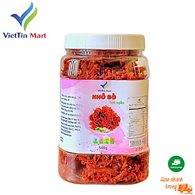 500gr thịt bò khô sợi thơm ngon khô gà giả bò - Viettin Mart