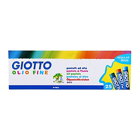 Bút sáp màu nhập khẩu Italy Giotto Olio Fine Hộp 25 màu 294100