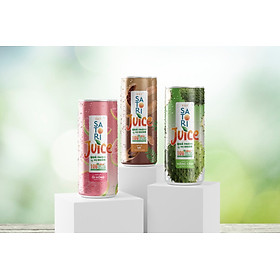 Qùa tặng (không bán) 2 lon nước ép trái cây Satori Juice 250ml vị bất kỳ