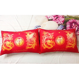 Mua Cặp vỏ gối đôi 40-60cm Rồng Phượng