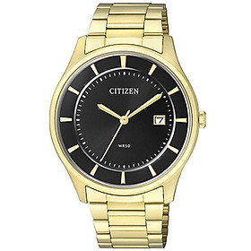 Đồng Hồ Nam Citizen Dây Thép Không Gỉ BD0043-59E - Mặt Đen