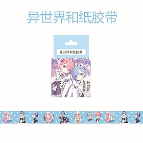 set 2 cuộn Băng dính hình Re:Zero