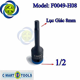 Mua Đầu tuýp đen lục giác 8mm C-Mart F0049-H08 loại 1/2 inch