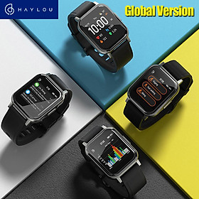 Đồng hồ thông minh Haylou LS02 2 Màn hình LCD 1.4 inch Bluetooth 5.0 12 đồng hồ thể thao IP68 Chống nước