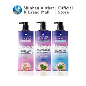 Dầu gội sạch gàu muối hồng Ngăn Ngừa Gàu, Giảm Ngứa Himalaya Pink Salt mát lạnh bạc hà 650ml